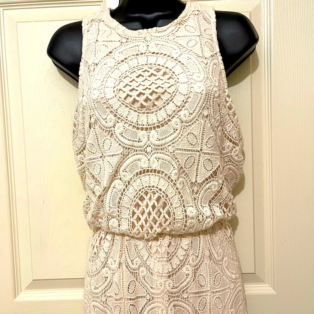 Eliza J lace maxi dress